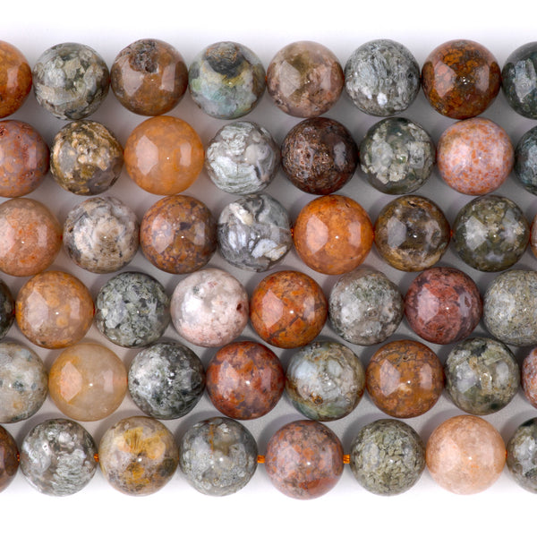 Rainbow Ocean Agate 10mm Round A Grade - 15-16 Inch