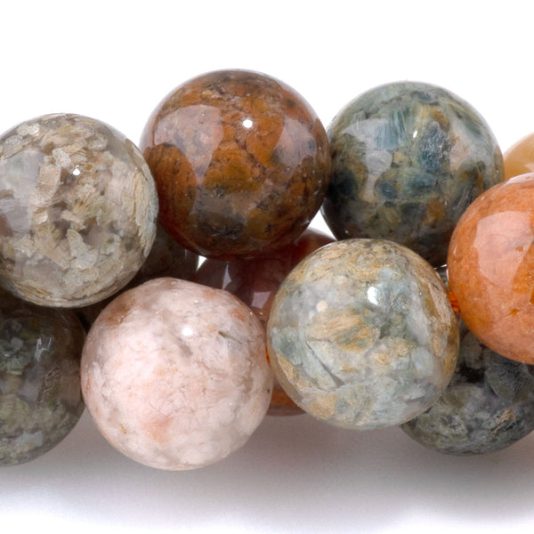 Rainbow Ocean Agate 10mm Round A Grade - 15-16 Inch