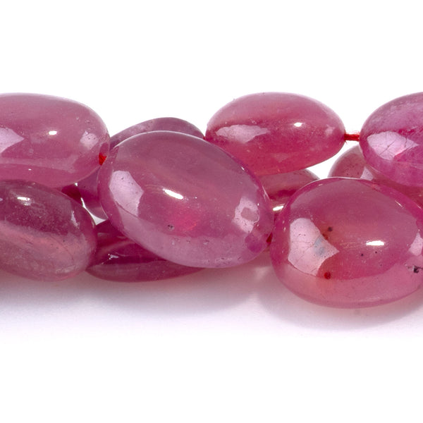 Ruby 4-12mm Graduated Oval - 17 Inch