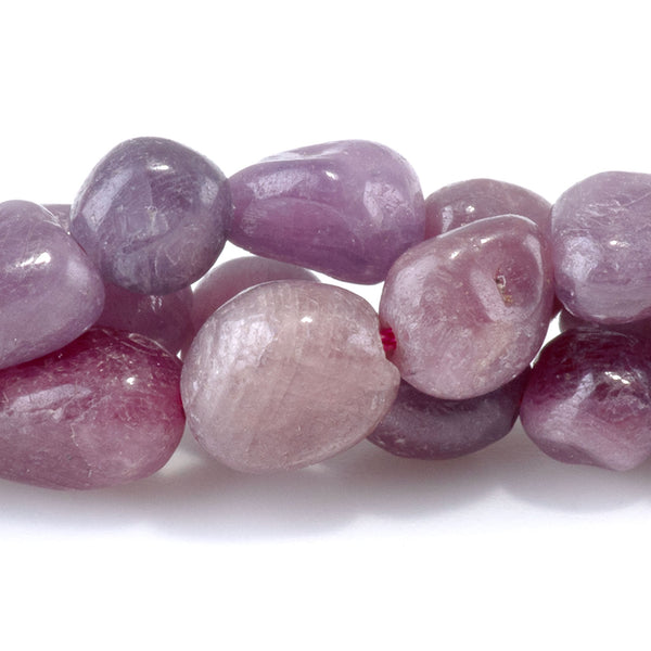 Ruby 6x8-7x9mm Pebble Beads AA Grade - 15-16 Inch