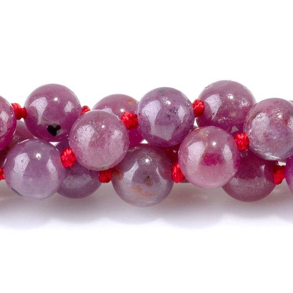Ruby 6mm Round Beads AAA Grade - 15-16 Inch