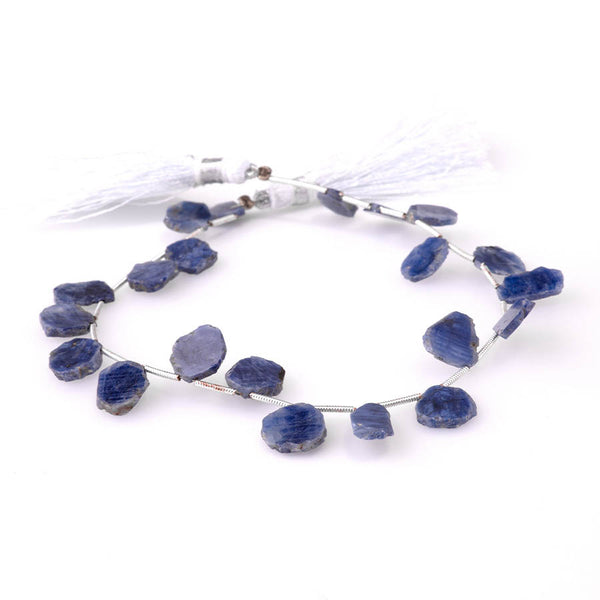 Sapphire 10x12-13x15mm Irregular Slice - 8 Inch