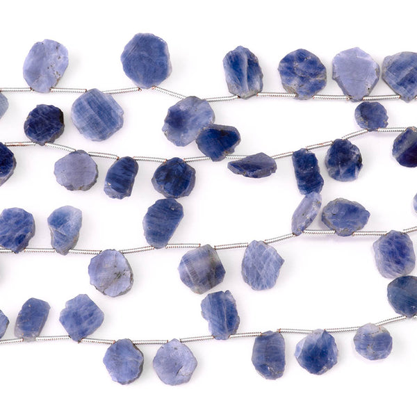 Sapphire 10x12-13x15mm Irregular Slice - 8 Inch