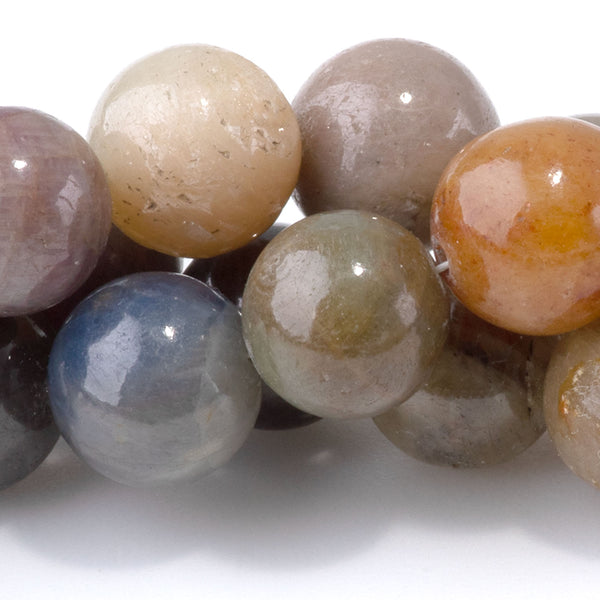 Multi Sapphire 10mm Round - 15-16 Inch
