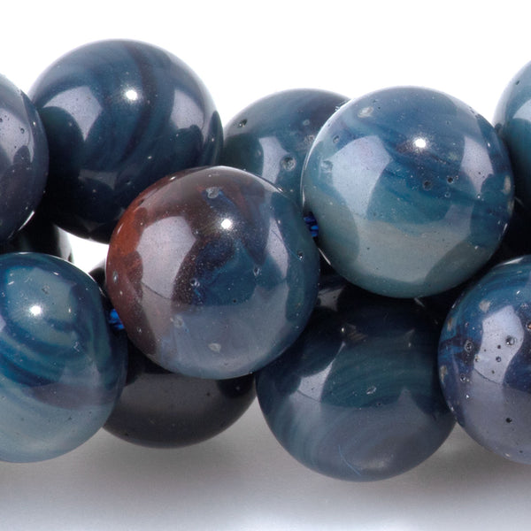 Sieber Agate 10mm Round AA Grade - 15-16 Inch