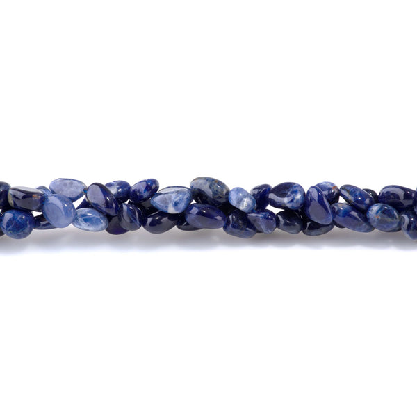 Sodalite 7x9-8x10mm Pebble A Grade - 15-16-Inch