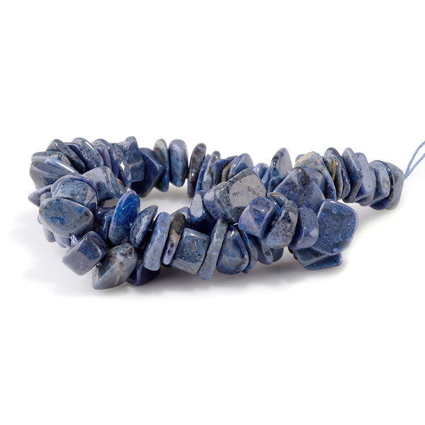 Light Sunset Dumortierite 5x10-7x16mm Chip - 15-16 Inch