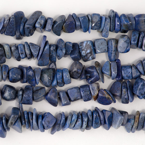 Light Sunset Dumortierite 5x10-7x16mm Chip - 15-16 Inch