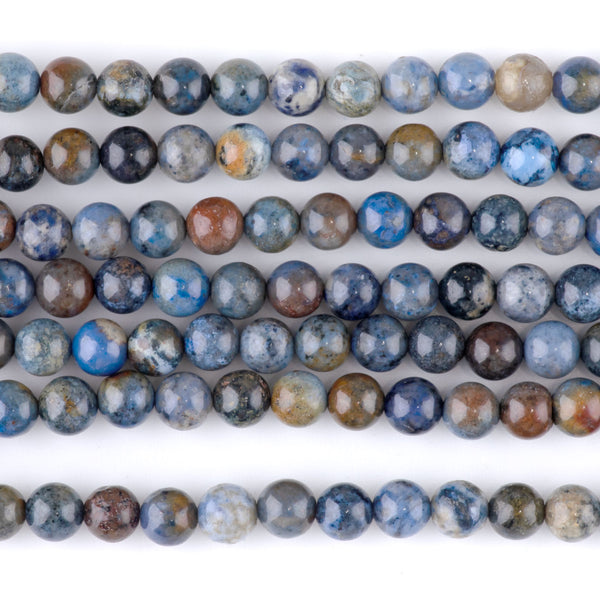 Sunset Dumortierite 6mm Round - 15-16 Inch