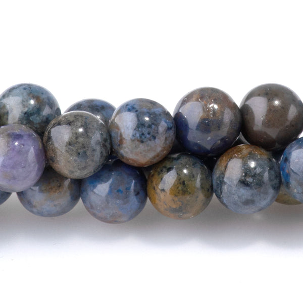 Sunset Dumortierite 6mm Round - 15-16 Inch