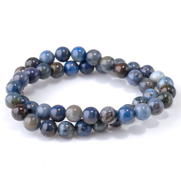 Sunset Dumortierite 8mm Round - 15-16 Inch