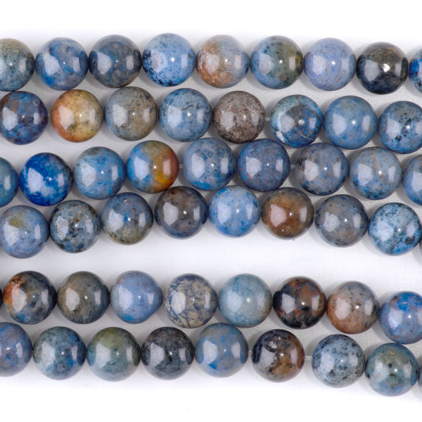 Sunset Dumortierite 8mm Round - 15-16 Inch