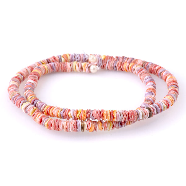 Pectin Shell 5mm Heishi - 15-16 Inch