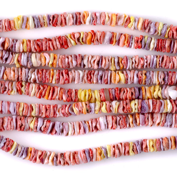 Pectin Shell 5mm Heishi - 15-16 Inch