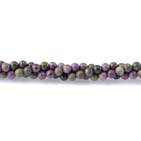 Atlantisite Stichtite 6mm Round - 15-16 Inch