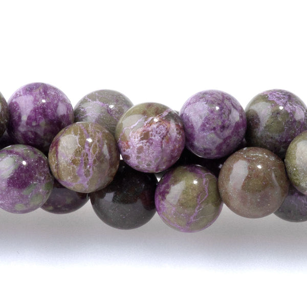 Atlantisite Stichtite 6mm Round - 15-16 Inch