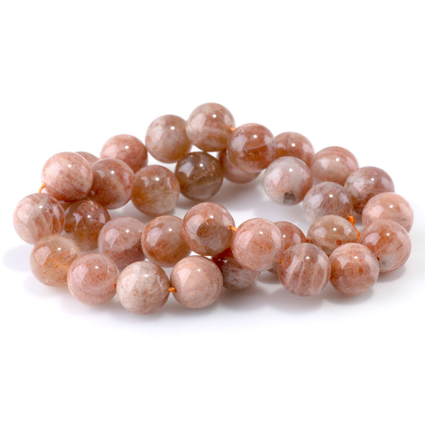 Sunstone 12mm Round - 15-16 inch - CLEARANCE
