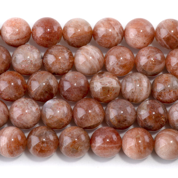 Sunstone 12mm Round - 15-16 inch - CLEARANCE