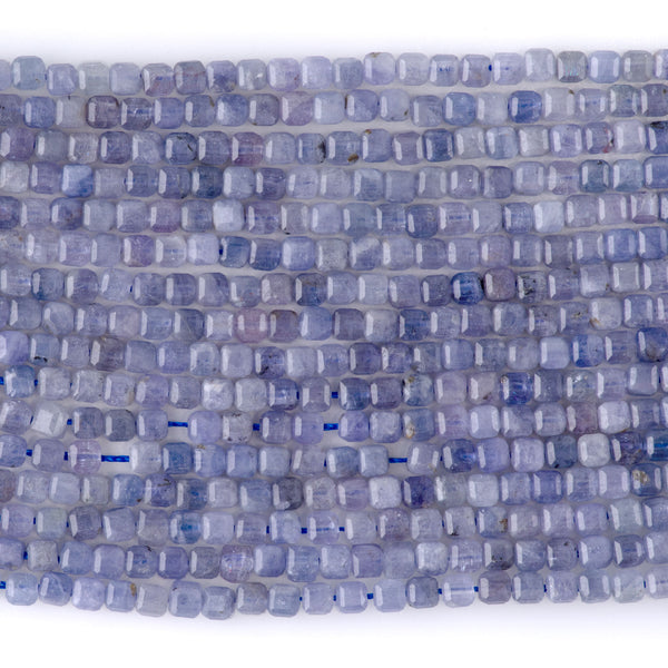 Tanzanite 3mm Table Cut Cube A Grade - 15-16 Inch