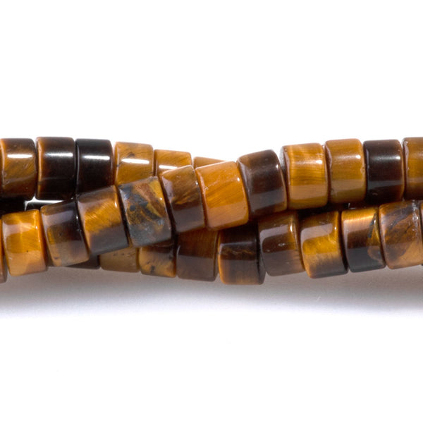 Tiger Eye 2x4mm Heishi - 15-16 Inch