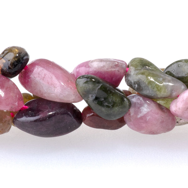 Tourmaline 7x9-8x10mm Pebble - 15-16-Inch