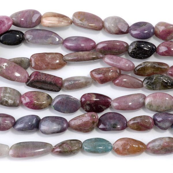 Tourmaline 9x12-9-13x25 Oval Nugget - 15-16 Inch
