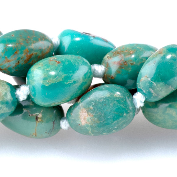 Hubei Turquoise 6-8mm Nugget - 35-36 Inch