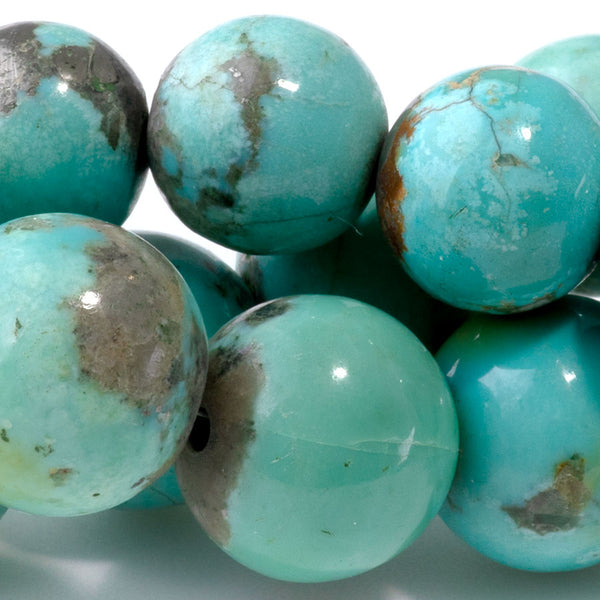 Campitos Turquoise 10-14mm Graduated Round - 19-20 Inch