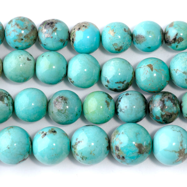 Campitos Turquoise 10-14mm Graduated Round - 19-20 Inch
