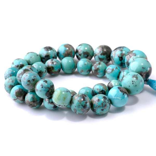 Campitos Turquoise 12-17mm Graduated Round - 19-20 Inch