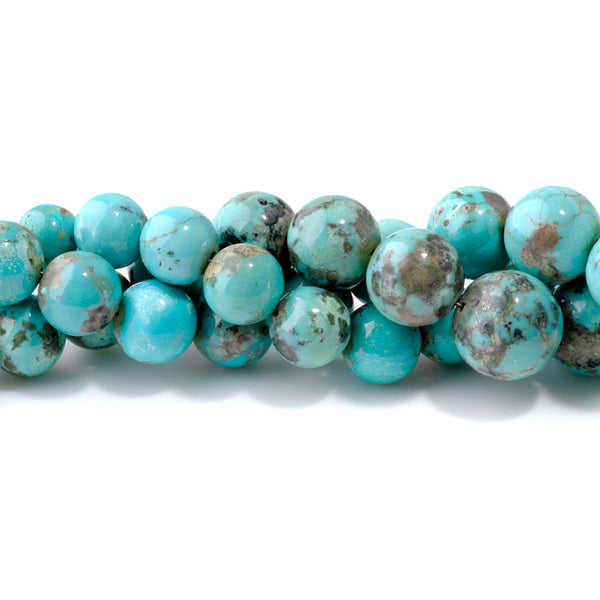 Campitos Turquoise 12-17mm Graduated Round - 19-20 Inch