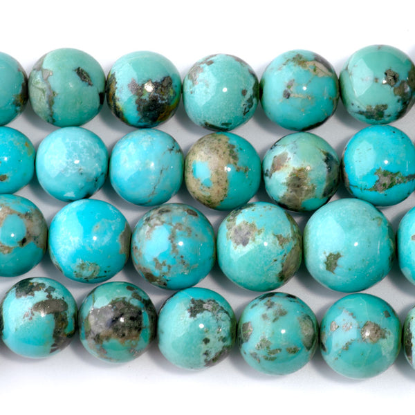 Campitos Turquoise 12-17mm Graduated Round - 19-20 Inch