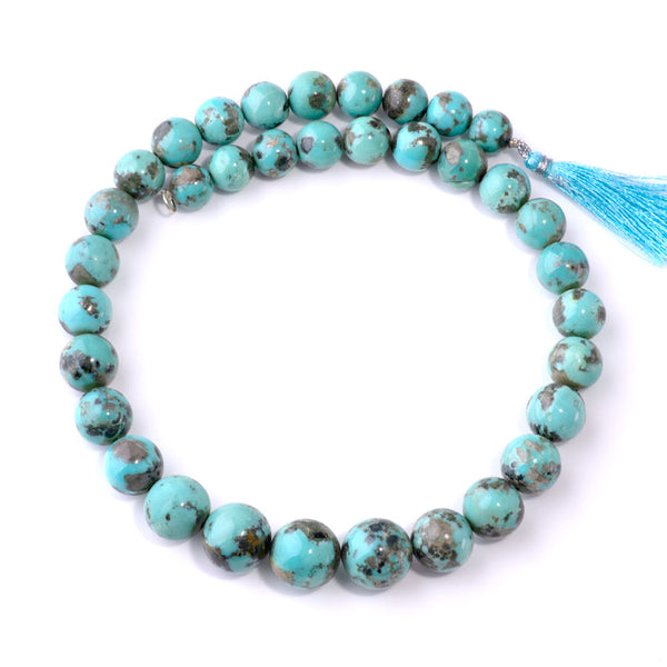 Campitos Turquoise 12-17mm Graduated Round - 19-20 Inch