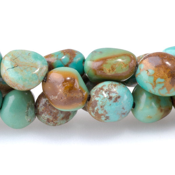 Kingman Turquoise 5-7mm Nugget - 15-16 Inch
