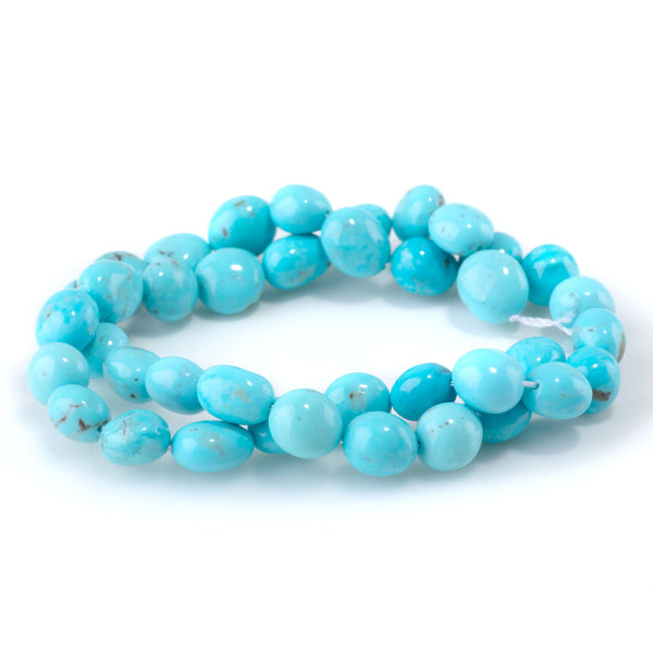 Nacozari Turquoise 8-14mm Blue Nugget - 15-16 Inch