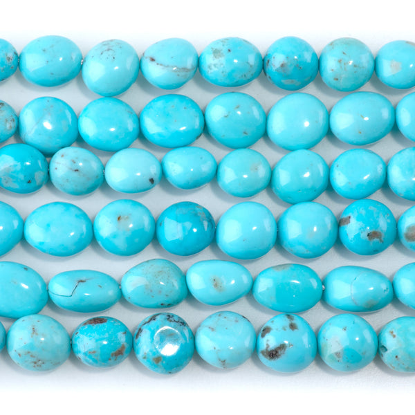 Nacozari Turquoise 8-14mm Blue Nugget - 15-16 Inch