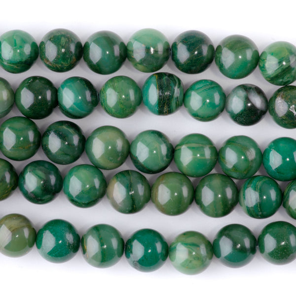 Verdite 10mm Round - 15-16 Inch