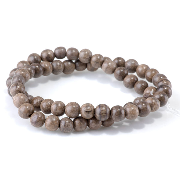 Graywood 8mm Round Bead - 15-16 Inch