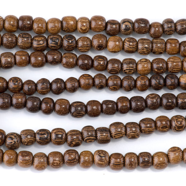 Robles Wood 6mm Round Bead - 15-16 Inch
