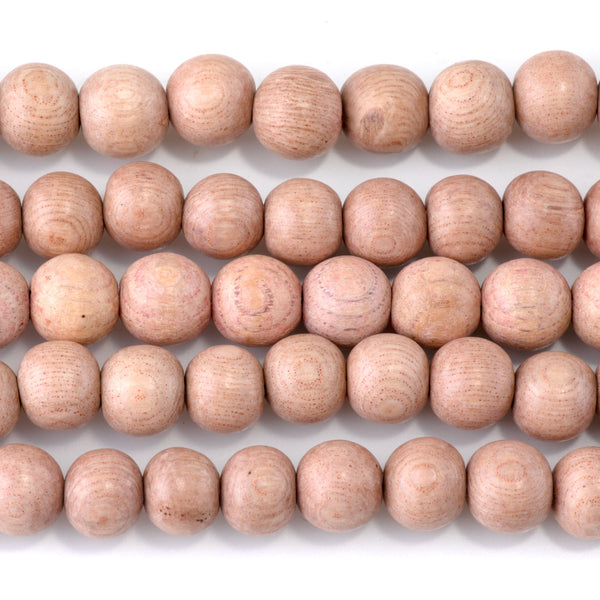 Rosewood 10mm Round Bead - 15-16 Inch