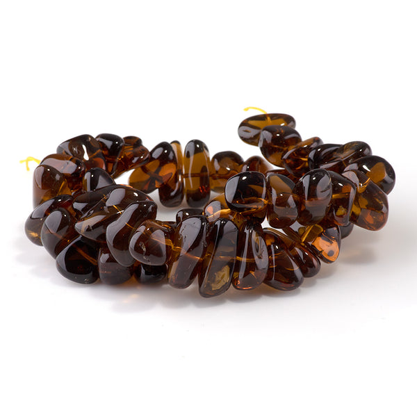 Whiskey Quartz 7x15-8x19mm Nugget - 15-16 Inch